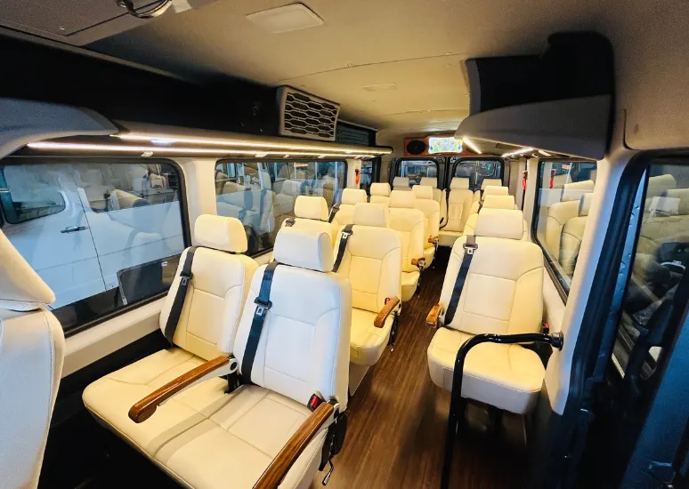 Urbania Tempo Traveller interior Jaipur