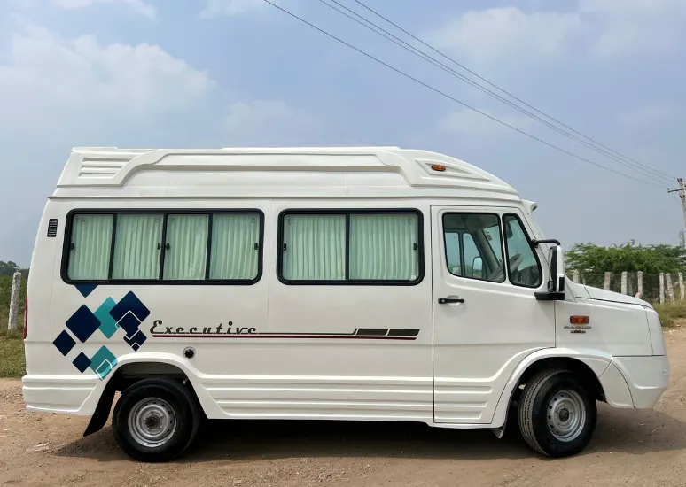 Premium Tempo Traveller interior in Jaipur